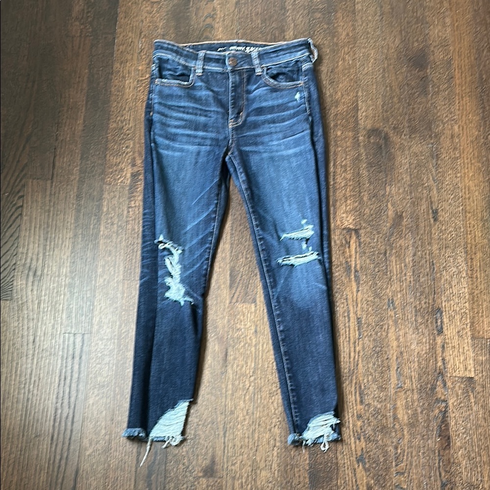American Eagle high rise jegging crop.